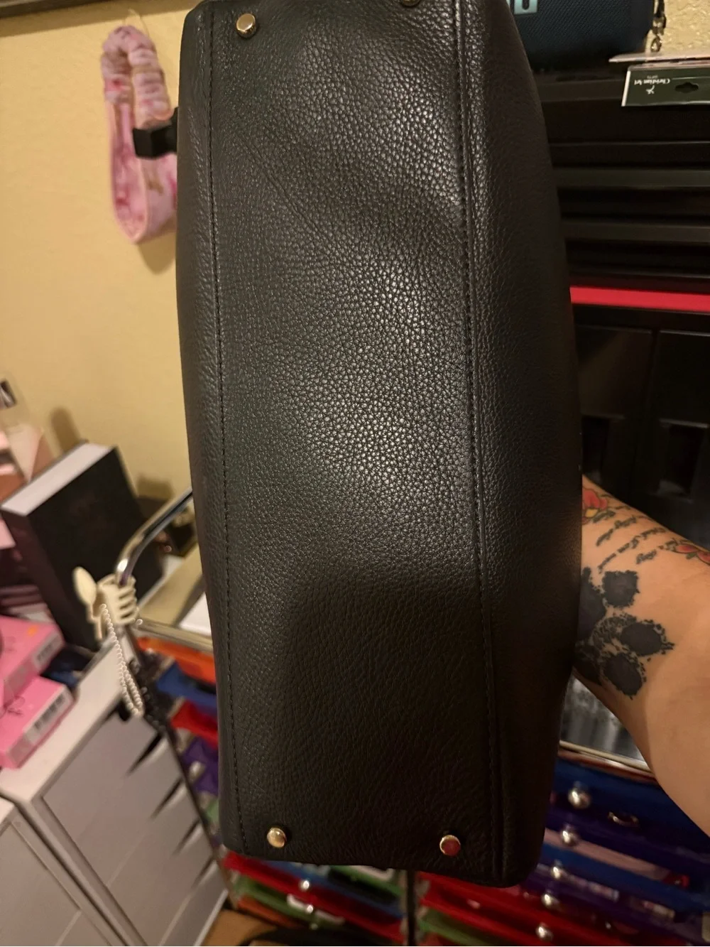 kate spade Two-Tone Beige and Black Satchel
